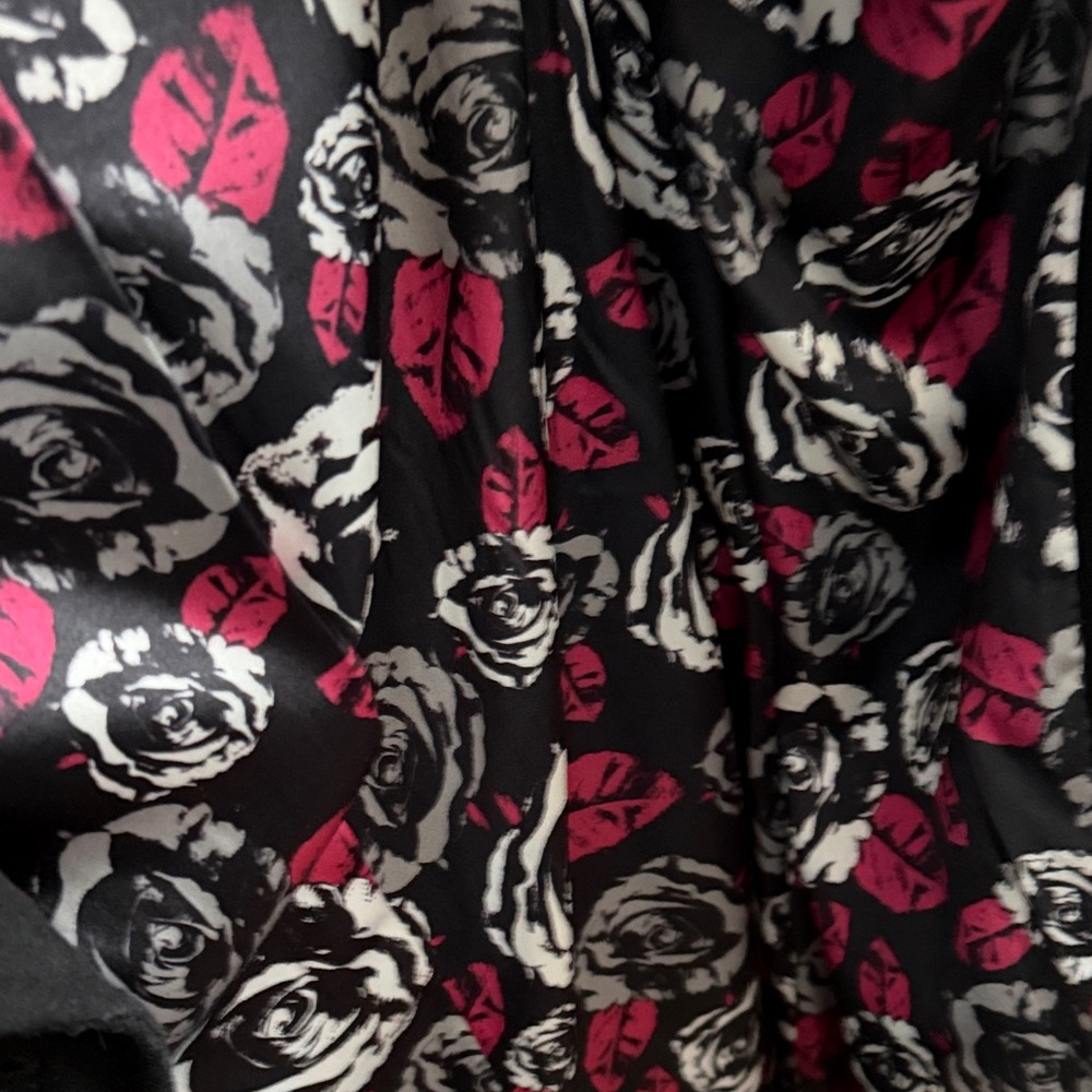 Betsey Johnson Black Trench Coat with Side Lacing Detail - Picture 10 of 10